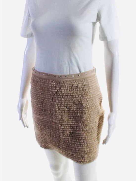 Madison Marcus Dresses & Skirts - Madison Marcus Silk Fringe Mini Skirt Size Medium